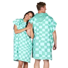 Dock & Bay Poncho Adults - Check Mate