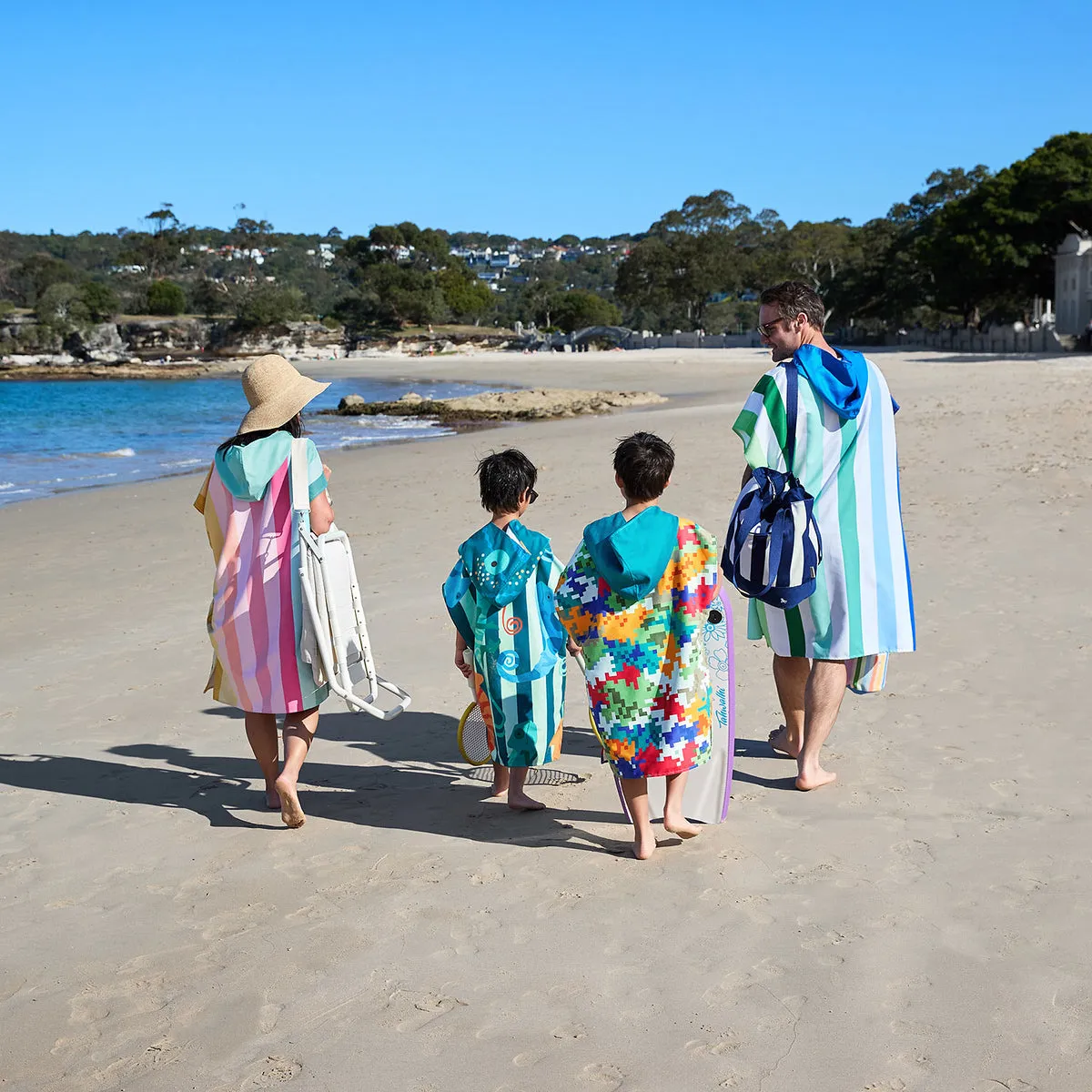 Dock & Bay Poncho Adults - Lazy River