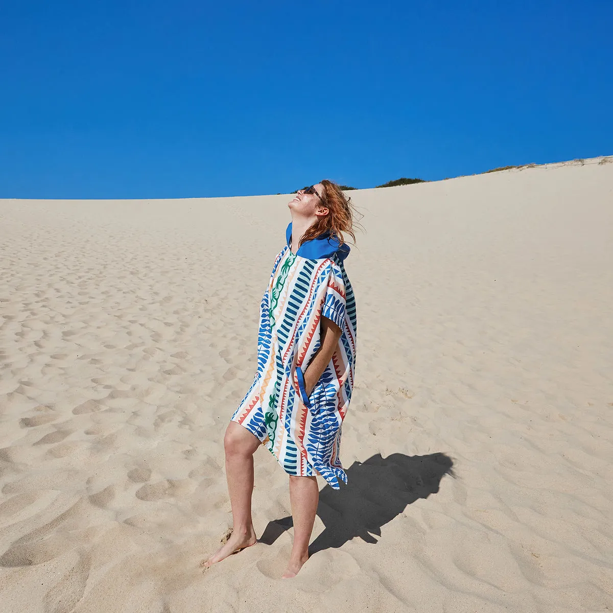 Dock & Bay Poncho Adults - Palm Beach