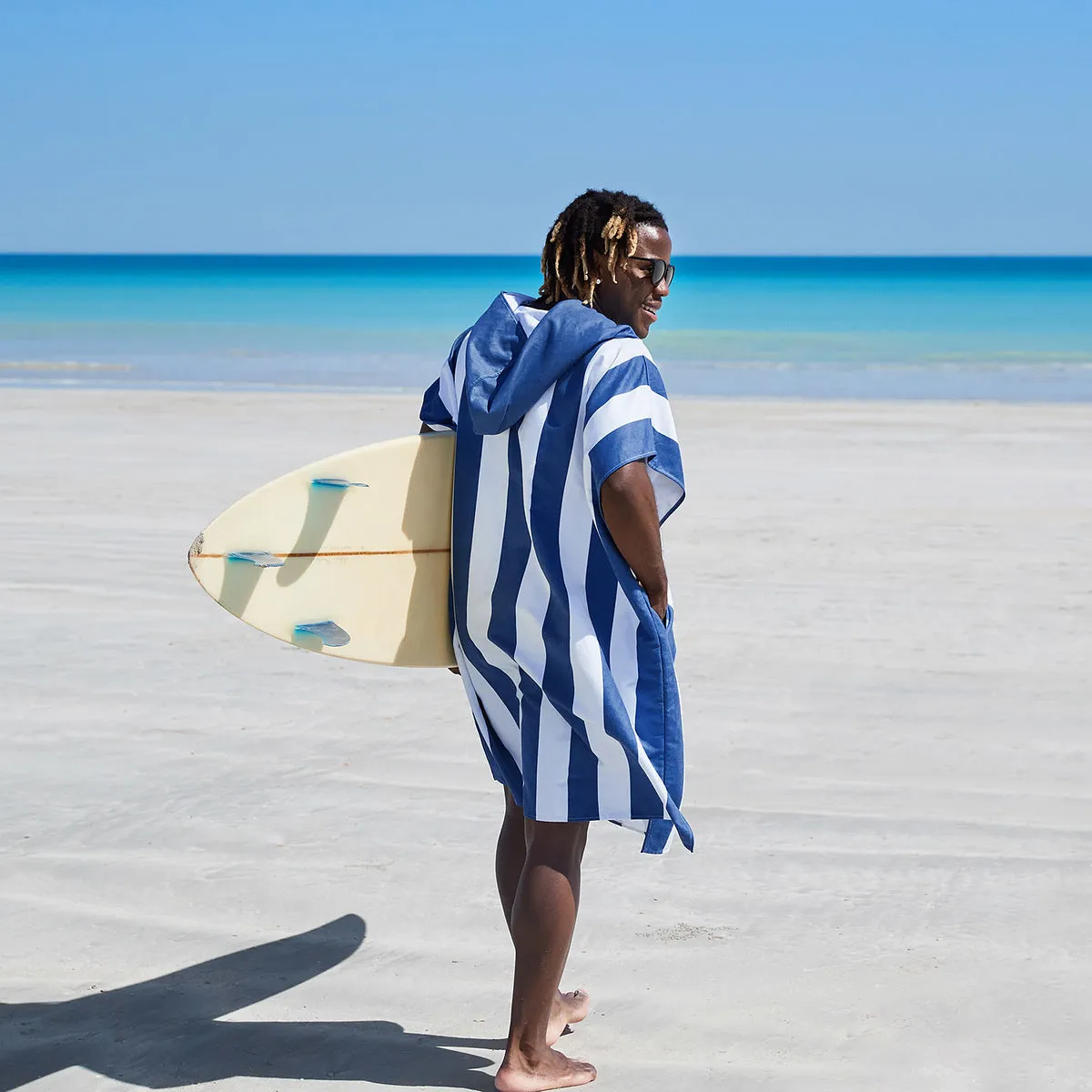 Dock & Bay Poncho Adults - Whitsunday Blue