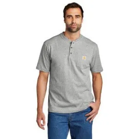 EMBROIDERED - CTK84 - Carhartt® Short Sleeve Henley T-Shirt