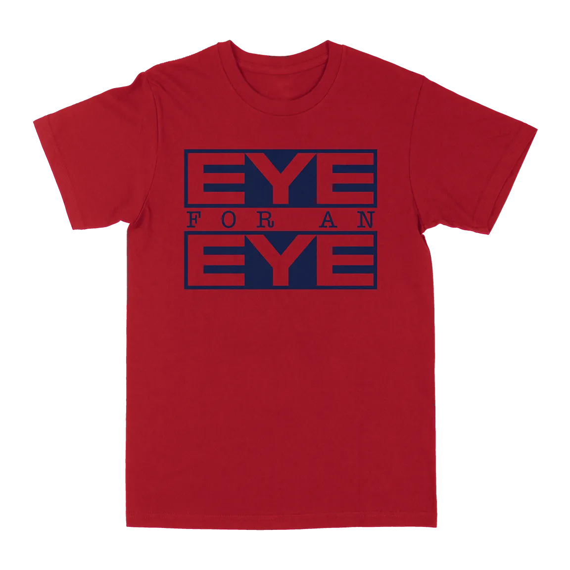 Eye For An Eye "Classic: Navy" Red T-Shirt