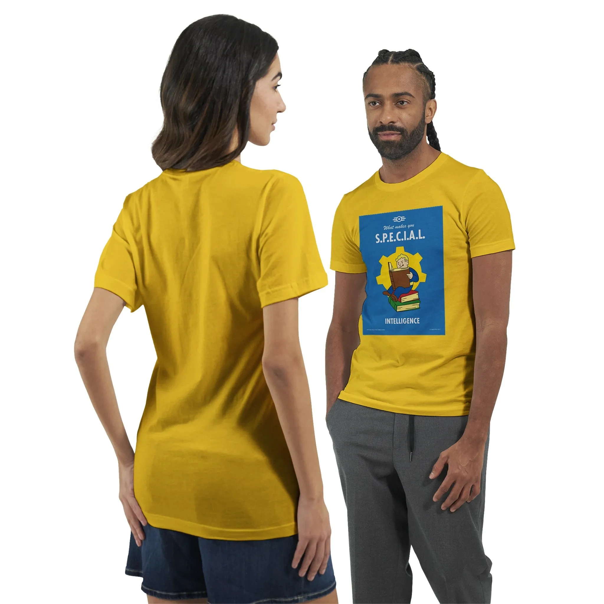 Fallout T-shirt - What Makes You S.P.E.C.I.A.L. Intelligence Artwork - Premium Unisex T-shirt