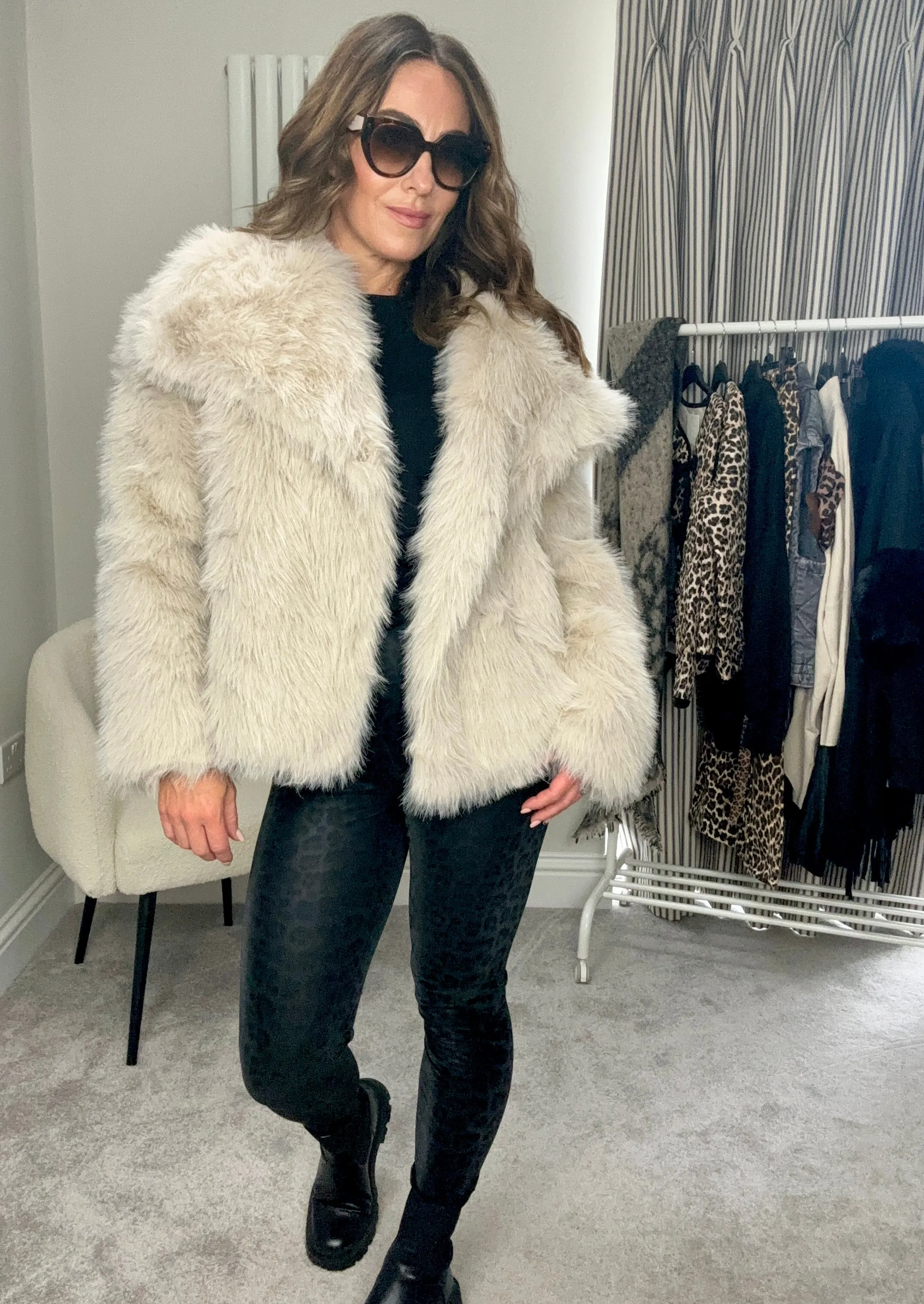 FAUX FUR COAT
