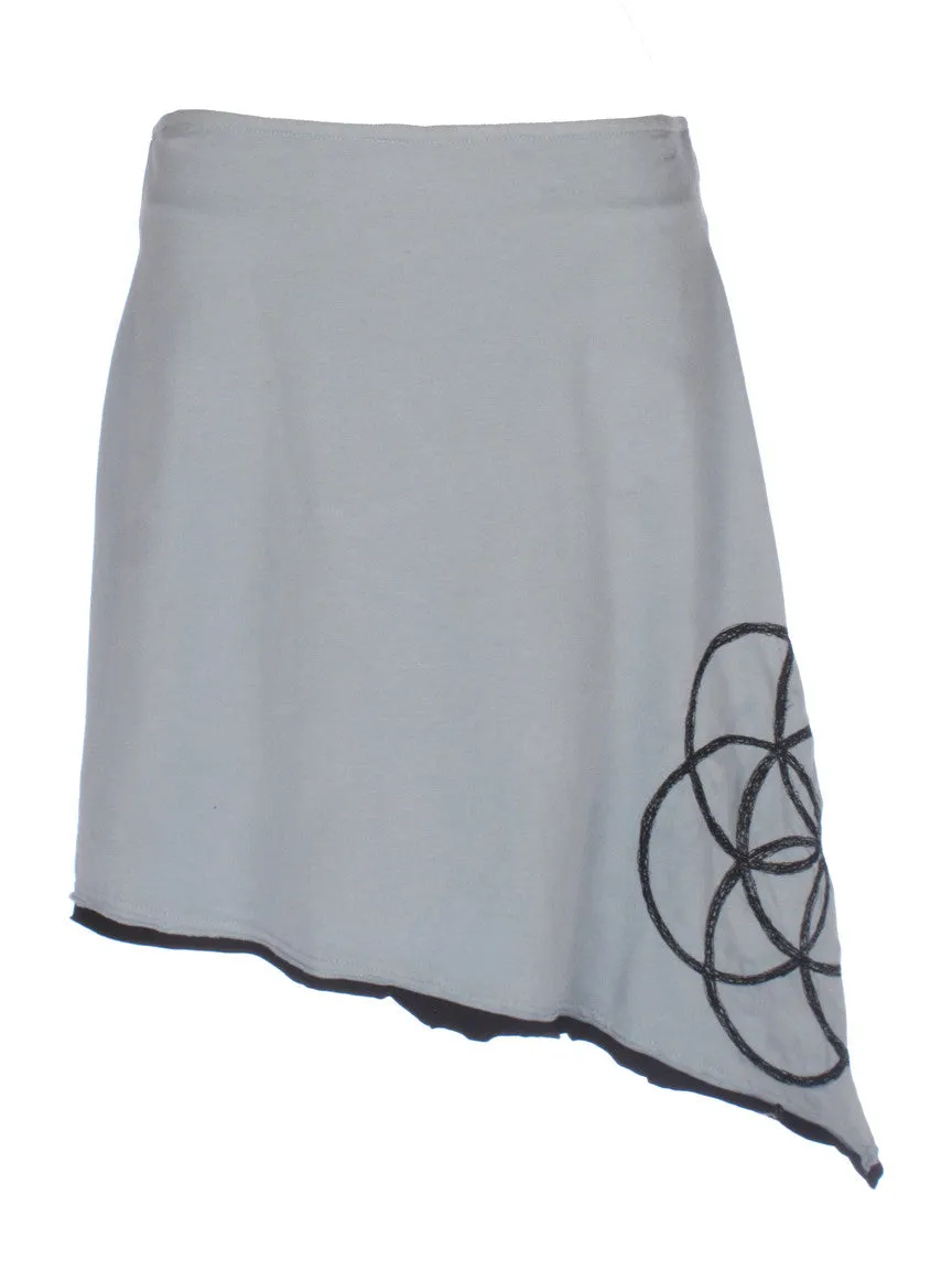 Flower of Life Angled Skirt