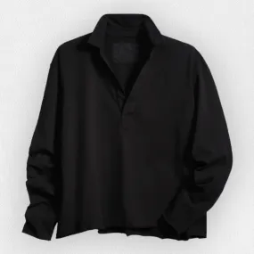 FRANK AND EILEEN - PATRICK POPOVER HENLEY IN HERITAGE JERSEY BLACK