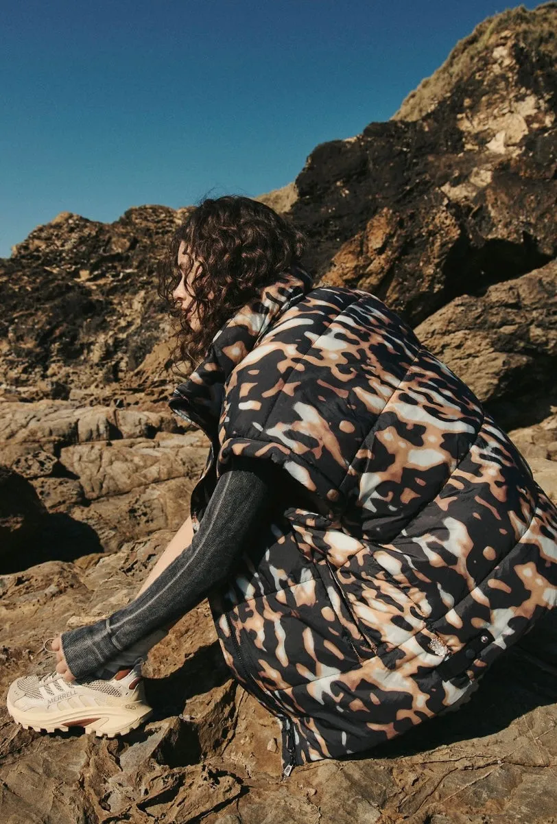 Free People In a Bubble Printed Puffer Vest