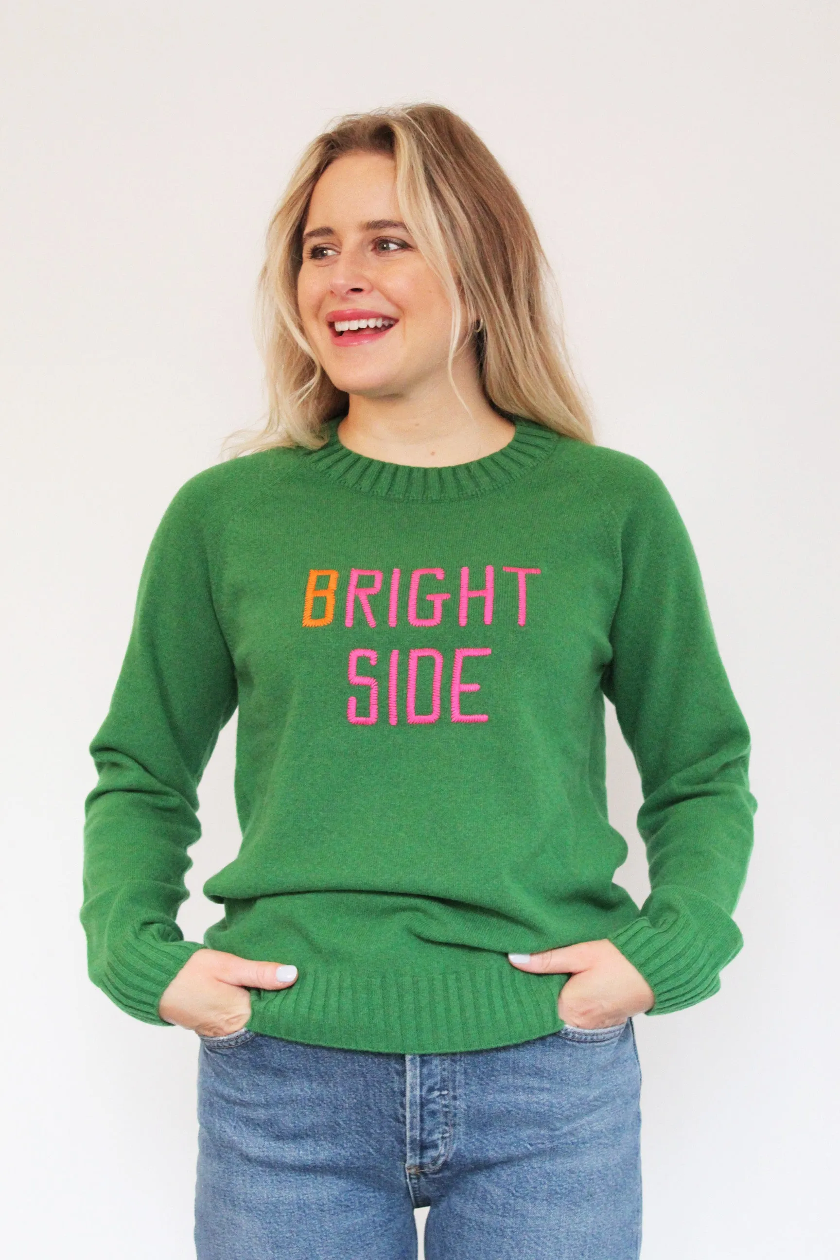 FUND Bright Side Jumper in Pegoda Green