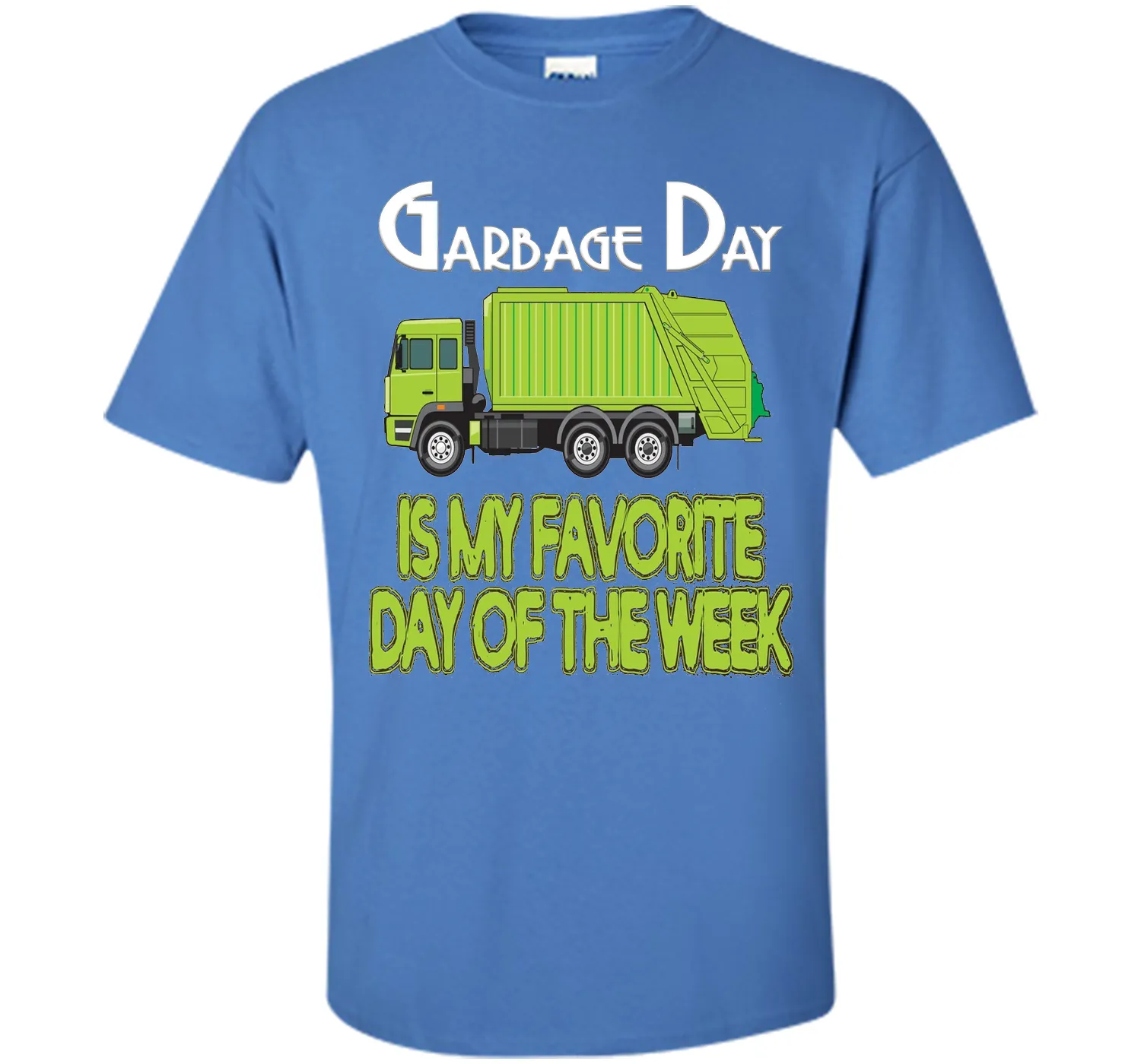 Garbage Day Truck T-Shirt Kids Boys Girls Adult Trash Shirt