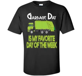 Garbage Day Truck T-Shirt Kids Boys Girls Adult Trash Shirt