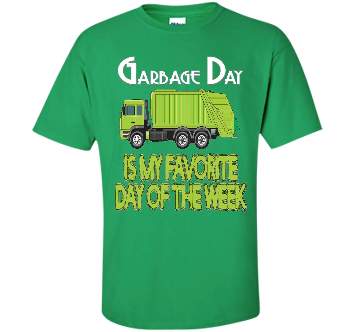 Garbage Day Truck T-Shirt Kids Boys Girls Adult Trash Shirt
