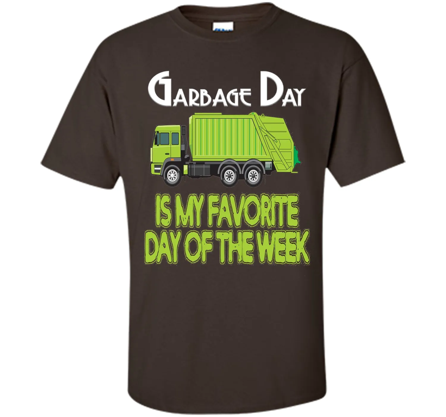 Garbage Day Truck T-Shirt Kids Boys Girls Adult Trash Shirt