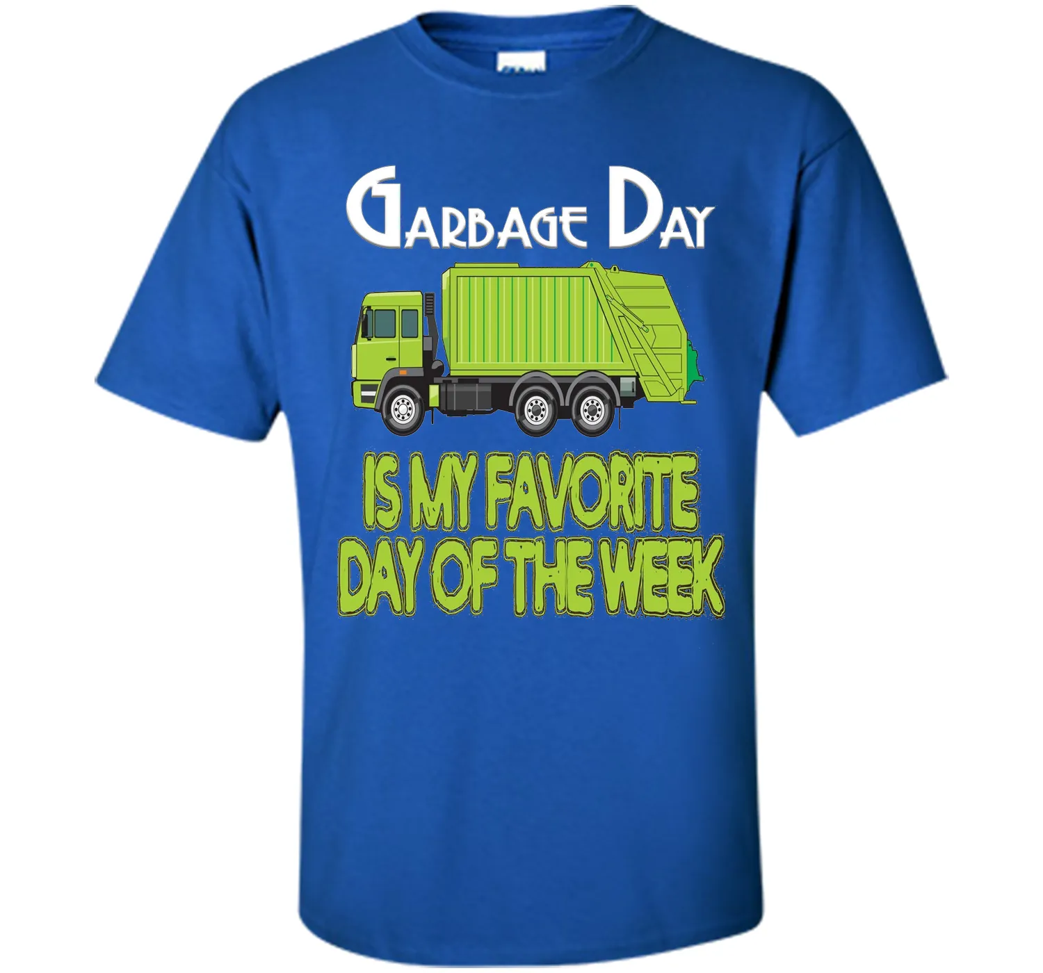 Garbage Day Truck T-Shirt Kids Boys Girls Adult Trash Shirt