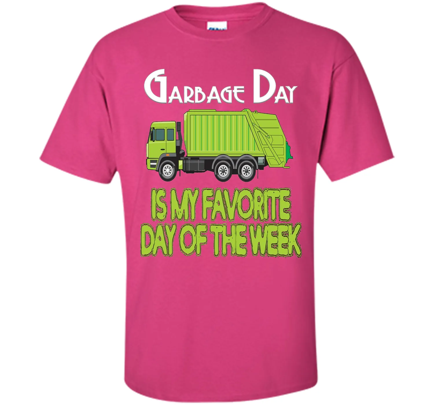 Garbage Day Truck T-Shirt Kids Boys Girls Adult Trash Shirt