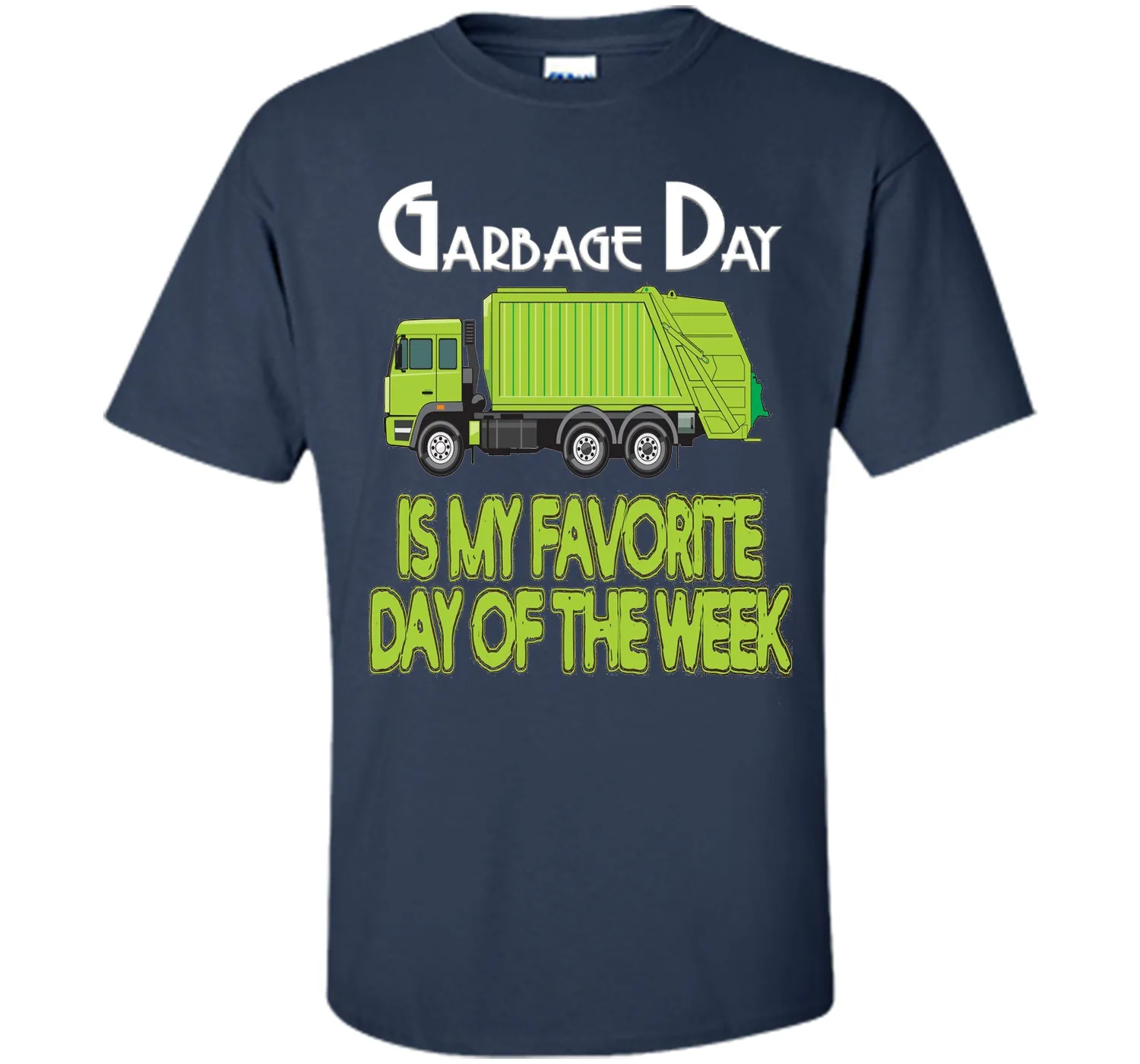 Garbage Day Truck T-Shirt Kids Boys Girls Adult Trash Shirt