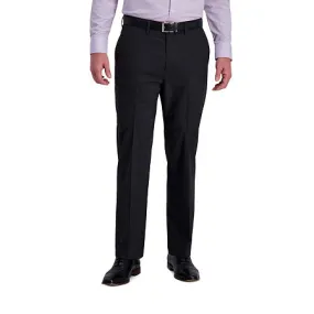 Haggar Mens Classic fit Dress Pants 38 / 34 Grey Stretch
