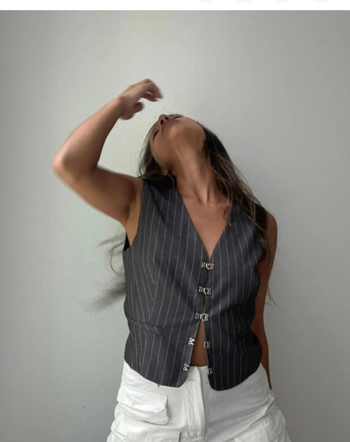 Halle Stripe Vest