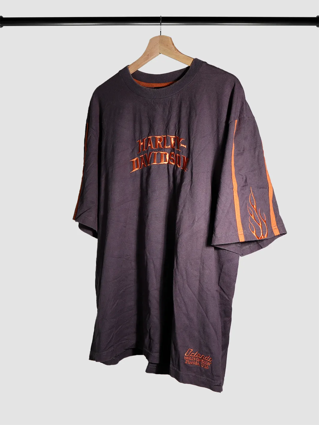 Harley Davidson Orlando Florida Flames T-Shirt (L)