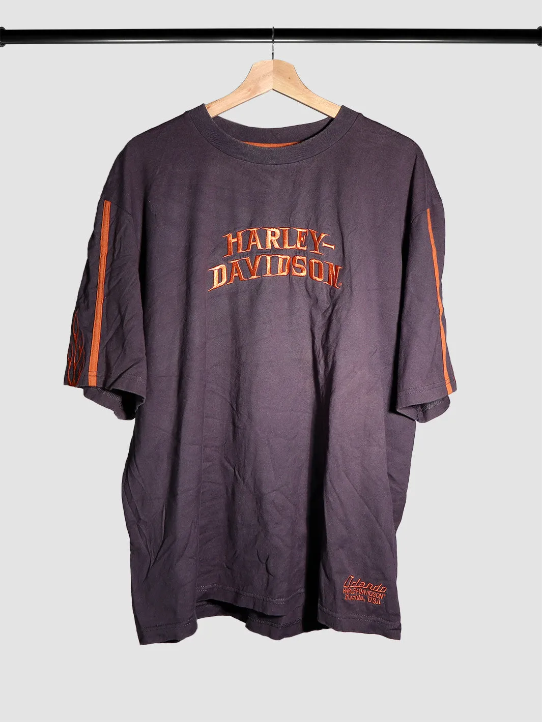 Harley Davidson Orlando Florida Flames T-Shirt (L)
