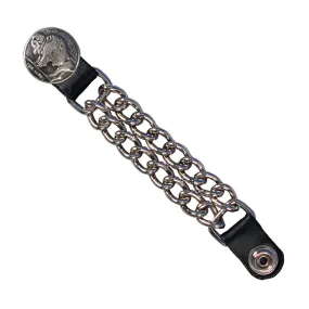 HL1009 Chain Vest Extender BUFFALO NICKEL 4"