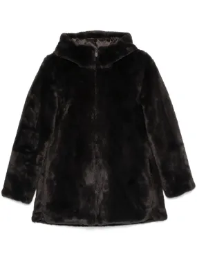 hooded coat