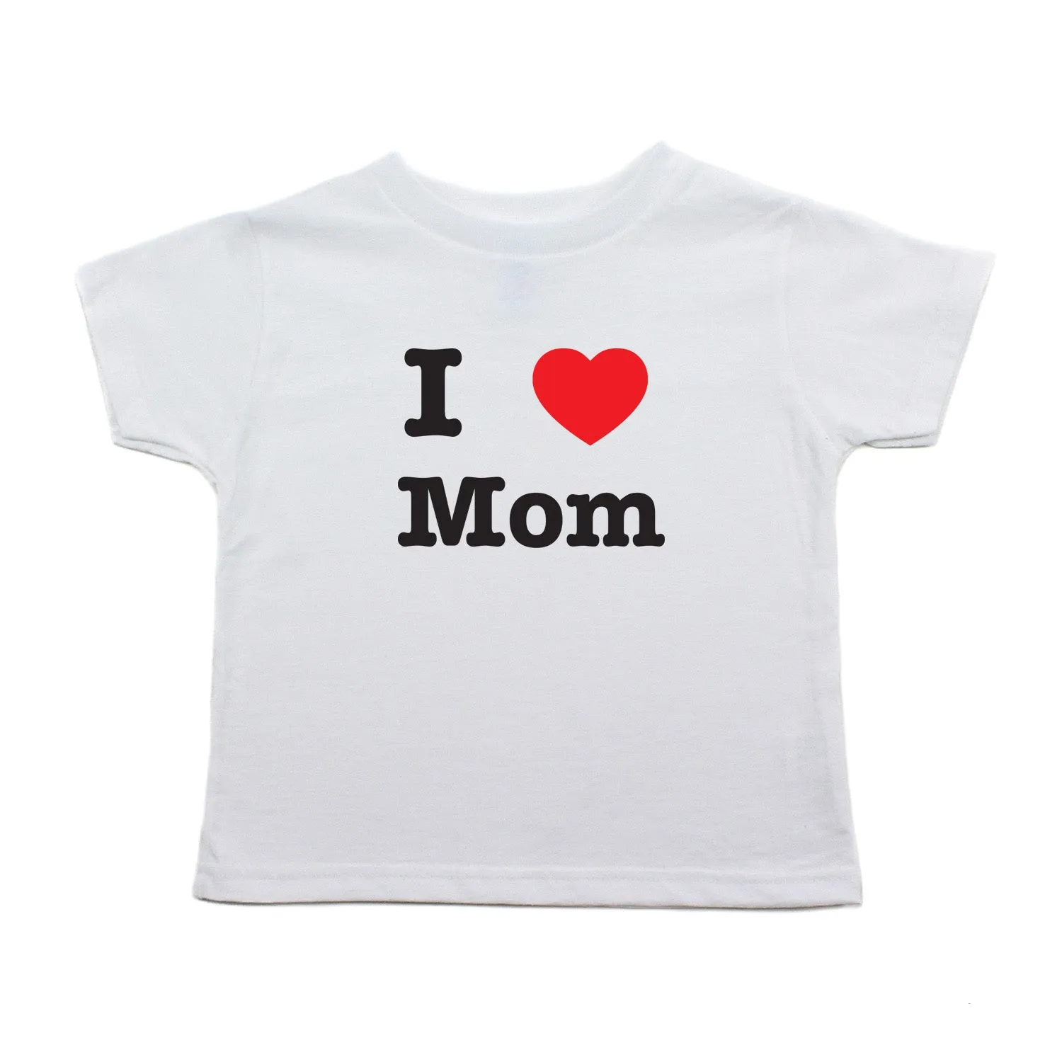 I Heart Love Mom Unisex-Baby Short Sleeve Toddler T-Shirt