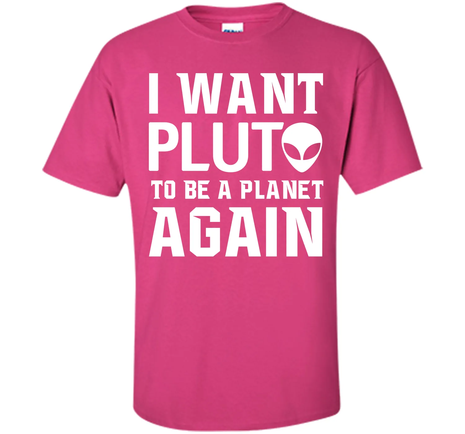 I Want Pluto to be a Planet Again Graphic Scifi T-shirt T-Shirt
