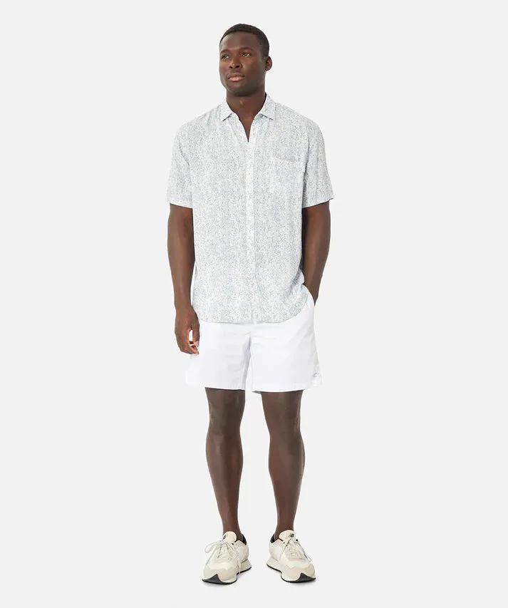Industrie The Maraca S/S Shirt - White Blue