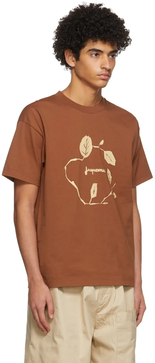 Jacquemus Brown 'Le T-Shirt Jean' T-Shirt