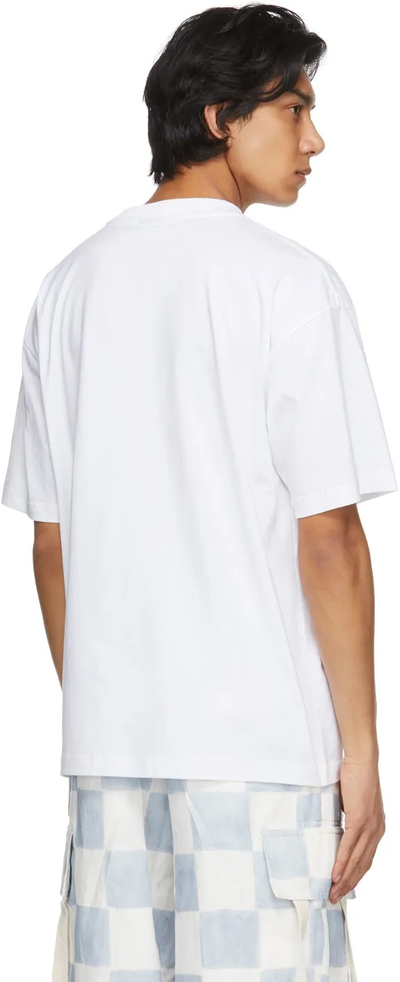 Jacquemus White 'Le T-Shirt Fraises' T-Shirt
