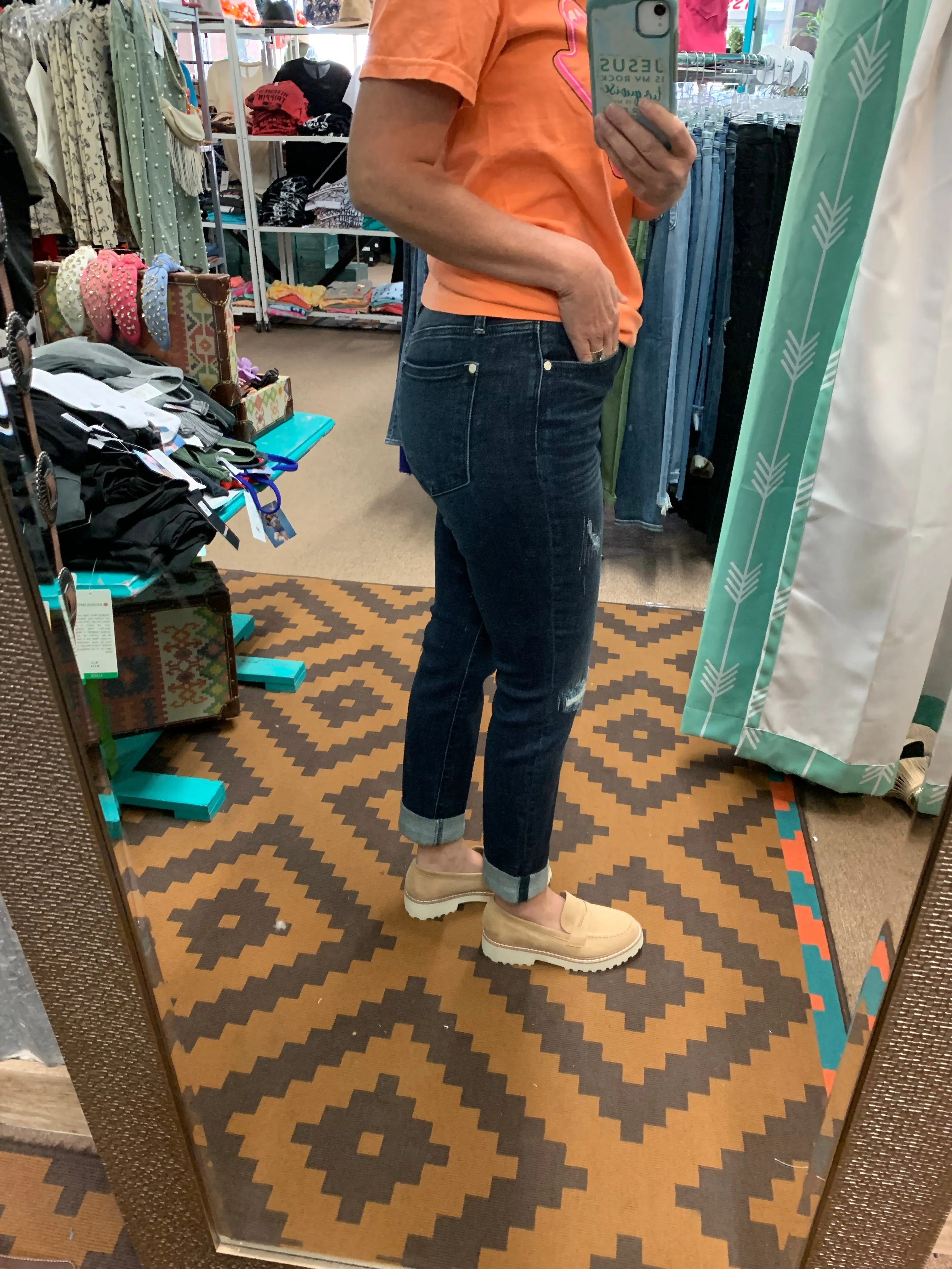 Judy Blue Destroy & Double Cuff Boyfriend Jeans