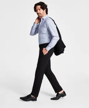 Kenneth Cole Reaction Mens Slim fit Dress Pants 28 / 29 Black Solid