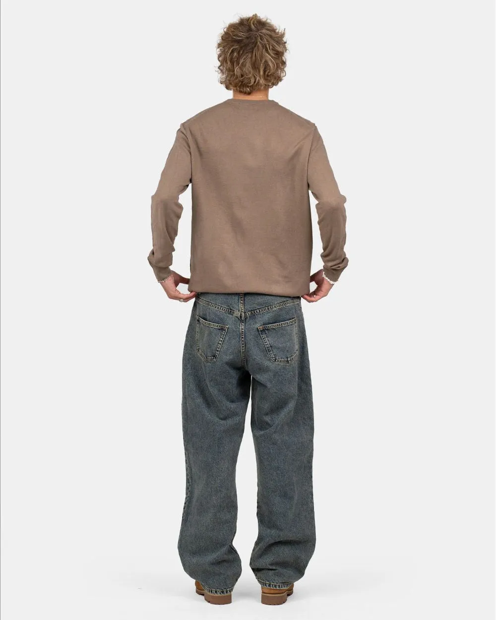 Knitted jumper Brown