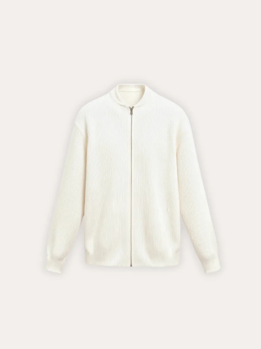 Knitted Vest with Zipper