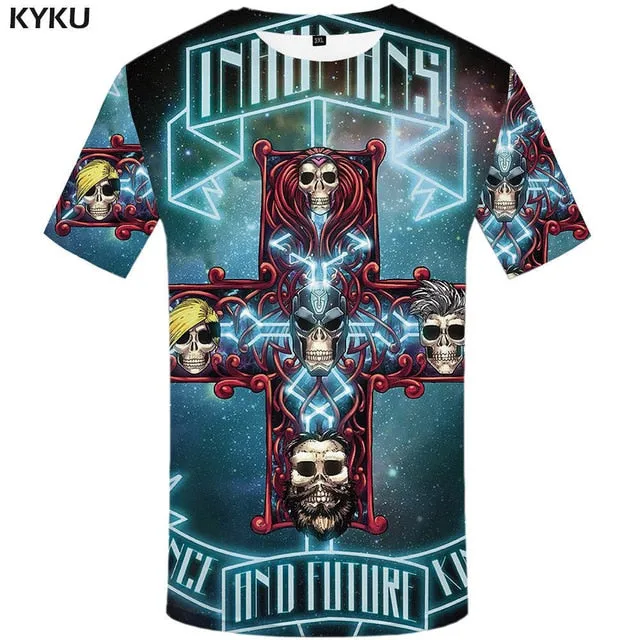 KYKU Brand Russia T-shirt Bear Shirts War Tshirt Military Clothes Gun Tees  Tops Men 3d T shirt 2017 Cool Tee