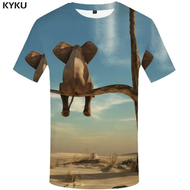 KYKU Brand Russia T-shirt Bear Shirts War Tshirt Military Clothes Gun Tees  Tops Men 3d T shirt 2017 Cool Tee