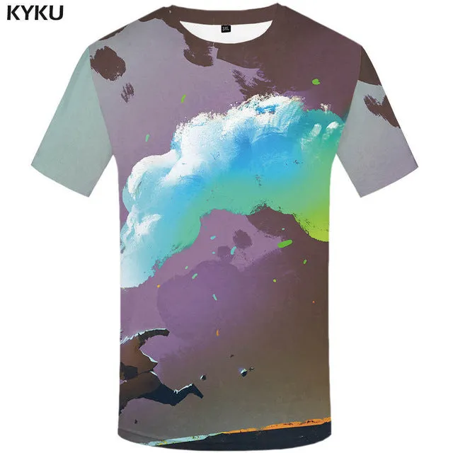 KYKU Brand Russia T-shirt Bear Shirts War Tshirt Military Clothes Gun Tees  Tops Men 3d T shirt 2017 Cool Tee
