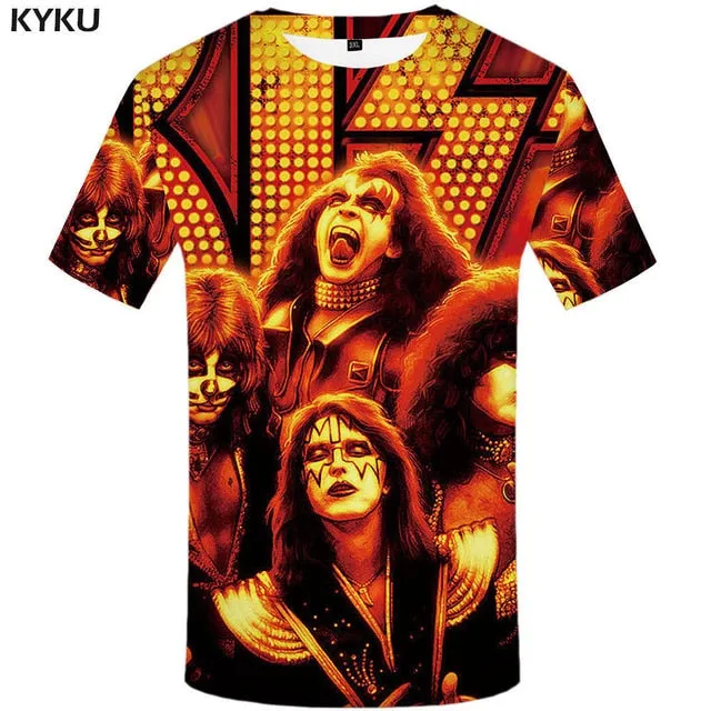 KYKU Brand Russia T-shirt Bear Shirts War Tshirt Military Clothes Gun Tees  Tops Men 3d T shirt 2017 Cool Tee
