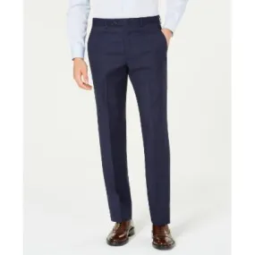 Lauren Ralph Lauren Men's Classic-Fit Stretch Flat Dress Pants 40 x 30 Navy Blue