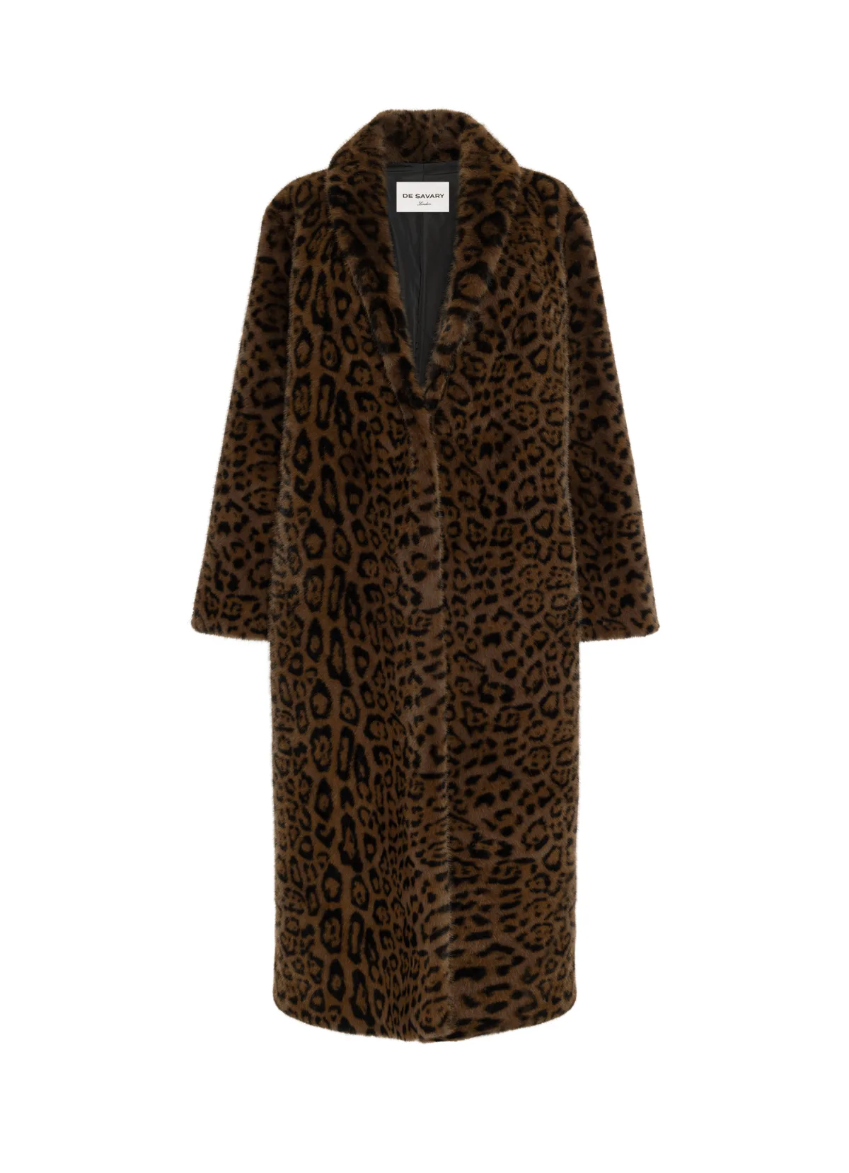 Leopard Maxi Faux Fur Coat