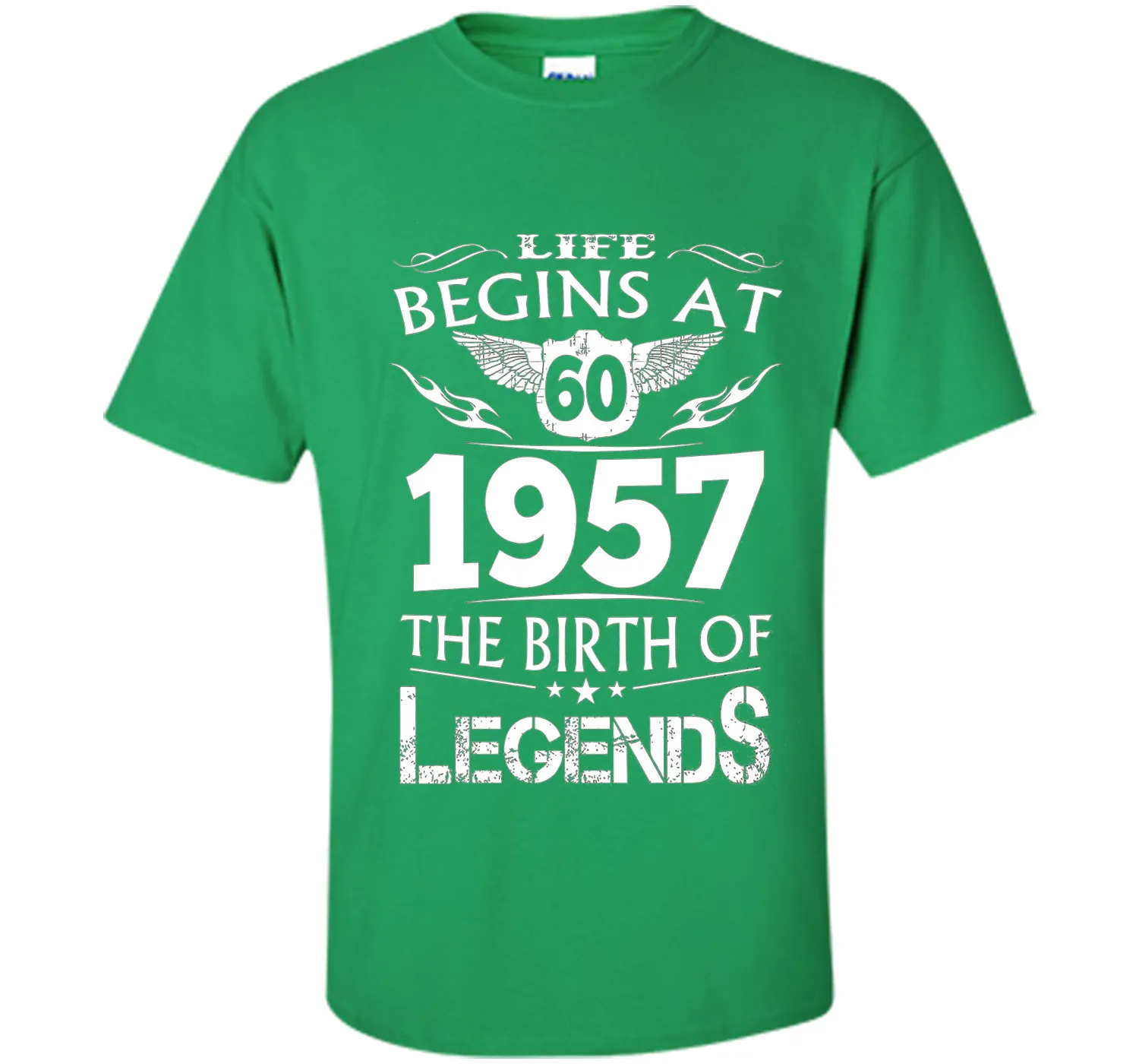 Life Begins At 60 1957 The Birth Of Legends T-Shirt t-shirt