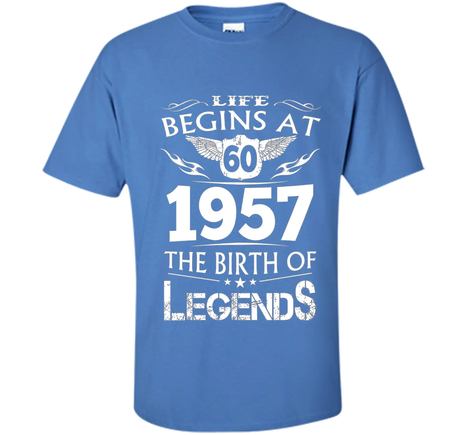 Life Begins At 60 1957 The Birth Of Legends T-Shirt t-shirt