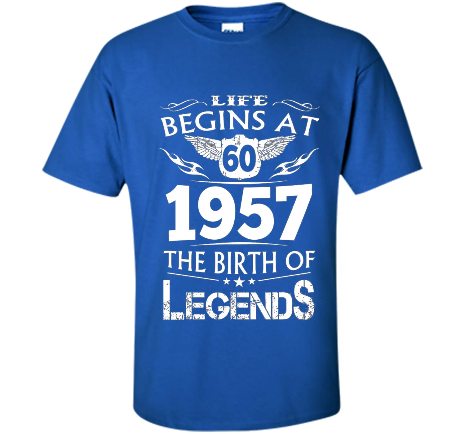 Life Begins At 60 1957 The Birth Of Legends T-Shirt t-shirt