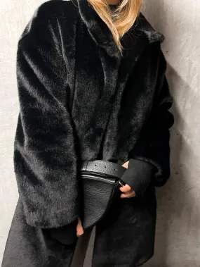 Lora Short Eco Fur Coat