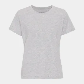 Lysegrå kortærmet bambus T-shirt