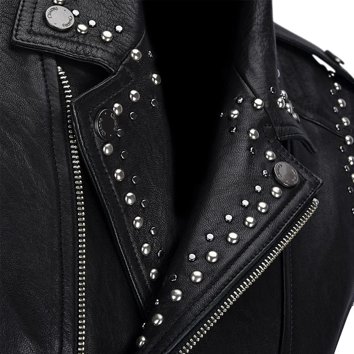 M286COC - Cuadra black dress fashion cowhide leather vest for women