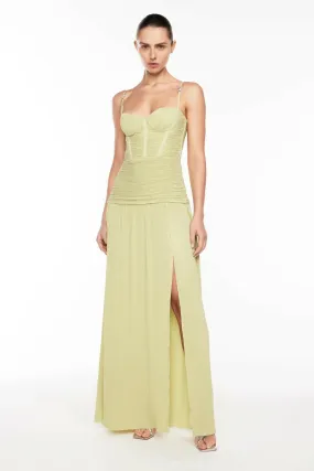 Manning Cartell Double Time Pleat Dress Pistacchio Size 10