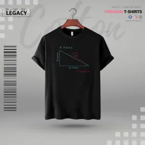 Math Geometry triangle meme finding x problem Essential T-Shirt | Legacy Boutiques Dhaka
