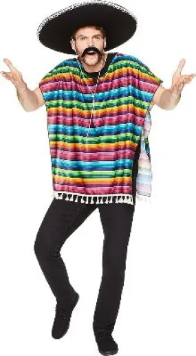 Mexican Poncho, Multicolor