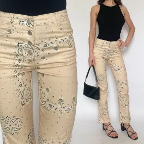miaou zodiac bandana pants - size 25